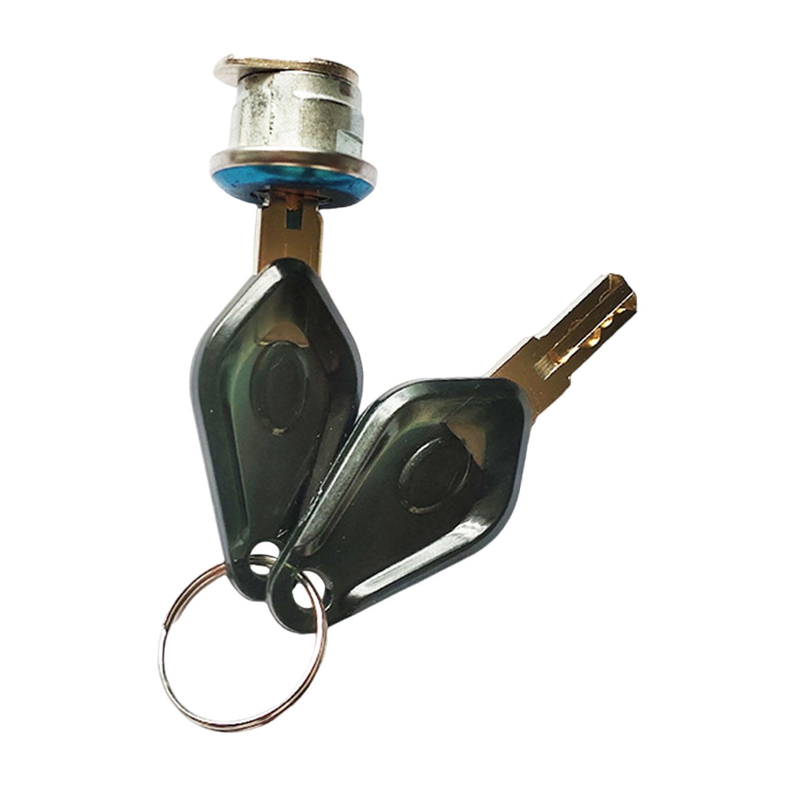 Lockbox Key Secure - Sleutelbediende motorfiets achterkoffer slot, metalen draaiknop
