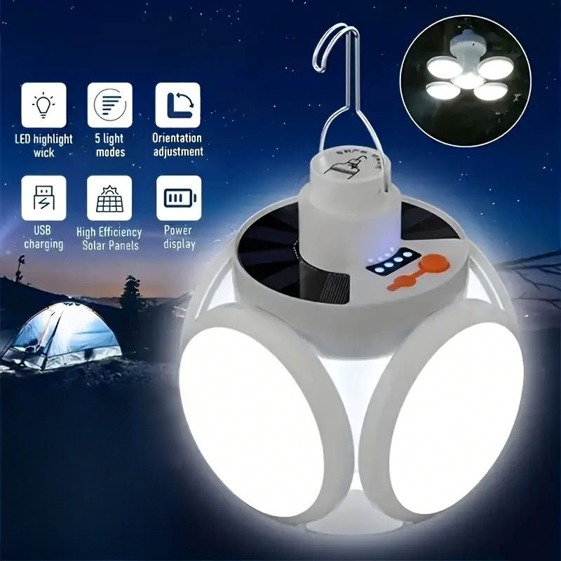 Power Outage Light - Oplaadlamp op zonne-energie met haken Meerdere