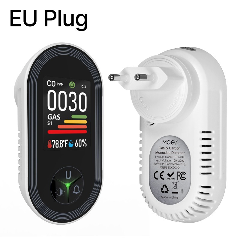 GAS CO Lekdetectie Plug-in CH4 - Co Detector Plug recensie en prijs